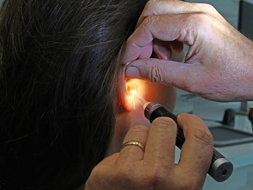 Taking an ear impression